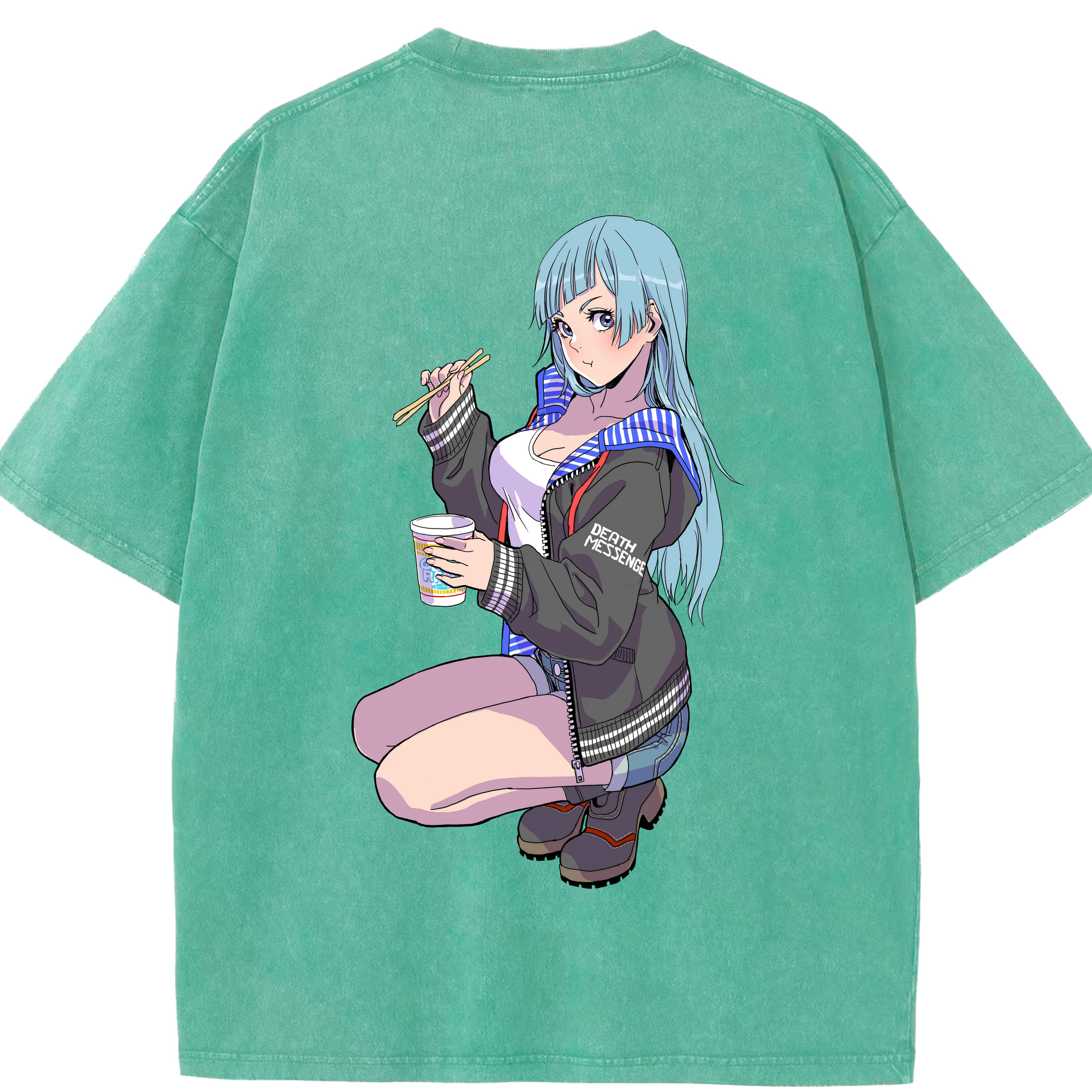 （画像用） 呪術廻戦 Jujutsu Kaisen 綿100% ヴィンテージ風 半袖Tシャツ（背面プリント）